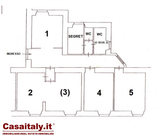 Re di Roma, office to let